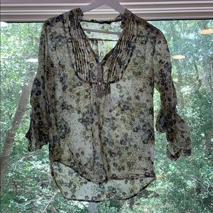 floral design blouse